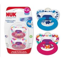 🔥 ti giả cho bé 🔥 ​Núm Ti Giả núm ti giả cho bé sơ sinh Núm ti giả cho bé sơ sinh BPA free Ti giả cho bé Silicone siêu mềm Em bé trên 3 tháng tuổi có hàng sẵn ◎Mỹ nhập khẩu NUK núm vú giả silicone cao su sơ sinh điều chỉnh giấc ngủ 0-6-18-36 tháng☂