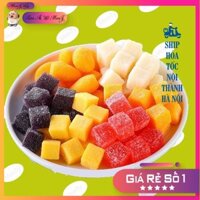 [ Tiệm ăn vặt MonTy ] KẸO DẺO SỮA CHUA NHÂN HOA QUẢ hộp 365g
