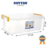 { TIỆN DỤNG VÀ AN TOÀN } Thùng Nhựa Duy Tân Trong Suốt 30 Lít (56.4 x 37.9 x 20.5 cm) No.H117 bền đẹp, cứng chắc.