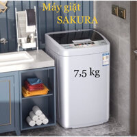 [ TIẾNG VIỆT ] Máy giặt mini SAKURA 7.5 KG  Tự động 100%, giặt, vắt,sấy - Bảo Hành 12 tháng