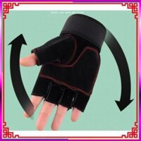 ( Tieumailinh ) ( HANG HOT ) ( CC2016 ) Găng Tay Sport Cụt Ngón Tập Gym Mẫu Mới Lót Nhung XIn Beast Fashion