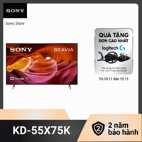 ( Tivi Sony 55 inch | 55X75K | 4K Ultra HD | Dải tần nhạy sáng cao (HDR) | Smart TV (Google TV) ]