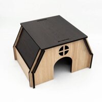 [ Tổ chim lovebird , lồng Hamster ] Chuồng cho chuột Hamster ở H9 làm bằng gỗ cao cấp chống ẩm tốt , kiểu dáng đẹp mắt