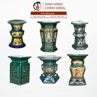 ( TỔNG HỢP ) Đôn gốm sứ kê chậu cây - Cỡ Trung - Đôn Đồng Nai, Biên Hòa, Bát Tràng