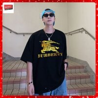 💥 Tổng Kho Sỉ Áo Thun 💥 DEAL_SOCK - Áo thun tay lỡ Nam Nữ Burbery Vàng gold sáng bóng siêu đẹp