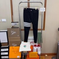 [ Tổng Kho Tuấn Tú ] - Quần Âu - Quần Âu Đen Check Vạch Trắng Quần Âu An Thuyên - Hàng Có Sẵn