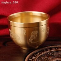 ✲ ❐ Tongdeshe Đồng Nguyên Chất Bằng Đồng Retro Pfaff Ấm Trà Nhỏ Nước Pfaff Cup Sáng Tạo Vật Trang Trí Trà Chén Rượu Shih