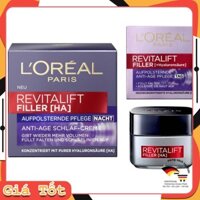 💯 [ TOP BÁN CHẠY ] 💥 Kem dưỡng da chống lão hóa, cấp nước chuyên sâu Loreal Revitalift Filler(+HA), 50m  🇩🇪 🔥 🇩🇪