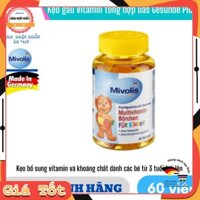 💯 [ TOP BÁN CHẠY ] 💥 Kẹo gấu Vitamin tổng hợp Das Gesunde Plus - 60 viên  🇩🇪 🔥 🇩🇪