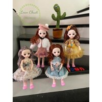 { Toys 89} Búp bê LyLy mắt đá, có khớp cử động linh hoạt, cao 30 cm ( video, ảnh  thật shop chụp)- TOYS89