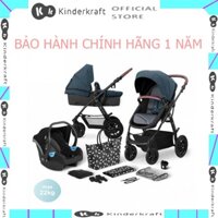 [ TP.HCM FREESHIP & LẮP RÁP ] Bộ xe đẩy em bé 2 chiều đa năng 3 in 1 Kinderkraft XMOOV3IN1  Màu Xanh