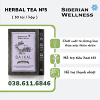 [ Trà Baikan N5 tiêu hóa ] Thực phẩm bảo vệ sức khỏe Trà thảo mộc Baikal tea collection. Herbal tea №5 – 30 túi/hộp