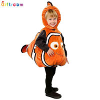 ☆ ★ Trang phục Halloween cho trẻ em Finding Nemo Nemo Cá đuối túi áo đuôi cá trang phục biểu diễn hoạt hình/3.5