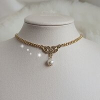 ♥ Trang Sức Hàn Quốc aimelbie aimelbie ♥ Vòng Cổ Choker Nữ Hoàng Mặt Trời Nghệ Thuật (Mamamoo)