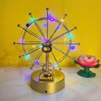 ( Trang trí Giáng Sinh - Noen ) Con Lắc Newton quay Từ Trường Chuyển Động Vĩnh Cửu hình ngôi sao - T0502