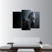 💖 Tranh DECOR canvas ĐẸP với bộ 3 SP treo tường JOKER BATMAN ĐẸP cỡ lớn Decor trang trí phòng ngủ phòng khách KÈM KHUNG