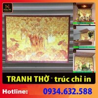 [ TRANH THỜ dán ban thờ ] - dai, cứng cáp - dán vách thờ, bàn thờ, tượng thờ tranh trúc chỉ in MÂU NI