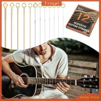❀ Troye troye ❀ Dây Đàn Guitar 12 Dây Bằng PU Phủ Lớp Phủ Tuyệt Đẹp