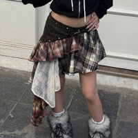 [ TRYST ] Chân Váy Xếp Tầng Tà Chéo ZRX 13430