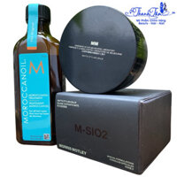 [ TT ] Combo tạo kiểu, chăm sóc tóc dành cho nam Moroccanoil và Morris Motley