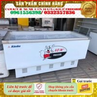 ~>> Tủ đông mặt kính phẳng Alaska SD-6W dung tích 600 Lít mới 90%