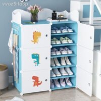 ㍿ ✲ Tủ giày đơn giản giày trẻ em dày xj giá giày giày nhựa lắp ráp tủ quần áo kệ giày hoạt hình giải phóng mặt bằng đặc