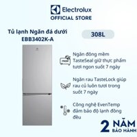 [ Tủ lạnh Electrolux Inverter ngăn đá dưới có ngăn đông mềm 308 lít - EBB3402K-A )