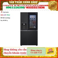 > Tủ lạnh LG Instaview lấy nước ngoài UVnano 635L màu đen GR-X257BL |
