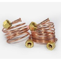 ❈ ❈ Tủ lạnh tủ lạnh điều hòa thiết bị làm lạnh đồng hồ đo dầu khớp mao mạch lắp ráp ống đồng với 2 đai ốc phụ tổng vòng bi 25402A