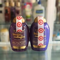 ( tự nhập từ Mỹ, đường Air)  DẦU GỘI hoac XẢ BIOTIN & COLLAGEN của OGX 385ml mẫu mới