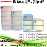 💝 Tủ nhựa Lita Nhiều Ngăn Màu Pastel, vừa Giấy A4 Đựng Hồ Sơ , Tủ Để Bàn - Nhựa Hiệp Thành 💝