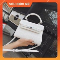 [ Túi xách nữ anvanas ]   Túi đeo chéo da rắn HANA DC85