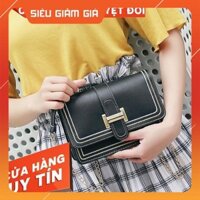 [ Túi xách nữ anvanas ]  FreeShip 50K - Túi xách, túi đeo chéo thời trang nữ H chỉ kép, phom cứng cáp T9058