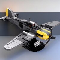 🛫‖ Tương thích với dòng máy bay LEGO Cậu bé máy bay chiến đấu Mercedes BF của Đức lắp ráp đồ chơi