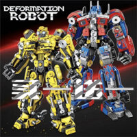 🔥🔥 Tương thích với gạch LEGO Transformers khối xây dựng Optimus Prime Bumblebee xếp hình ô tô đồ