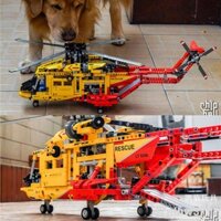 ℡ Tương thích với Lego Trực Thăng Cứu Hộ Lắp Ráp Biến Dạng Các Khối Xây Dựng Đồ Chơi Xếp Hình Mô Hình Máy Bay Quân Sự Có