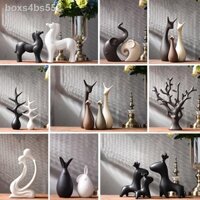 ✆ ¤ Tượng trang trí phòng khách, decor tủ phòng khách kệ tivi tủ rượu quà tân gia
