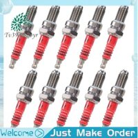 【 Tv39qw2oyr 】 10 Cái Bugi 3 Điện D8TC Cho 125Cc 150Cc 200Cc 250Cc Xe Máy Xe Tay Ga ATV Quads