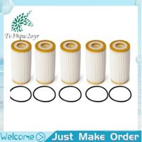 【 Tv39qw2oyr 】 Bộ lọc dầu 5 bộ 06L115562B cho Audi Q7 4M 2Nd 2.0 40TFSI 45TFSI Quattro 2016-2020 CYMC CYRB 06L115466C 4MB