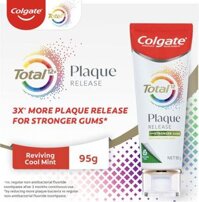 ( Úc ) kem đánh răng Colgate Total Plaque Release For Stronger Gums Reviving Cool Mint 95g