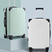 ✝ Vali xe đẩy 24 inch học sinh 22 nam nữ lên máy bay da mật khẩu 20 26