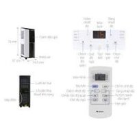 [ VẬN CHUYỂN MIỄN PHÍ KHU VỰC HÀ NỘI ] Điều hòa Gree di động 1 chiều R410 GPC09AK-K6NNA1A