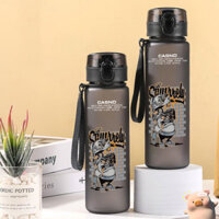 ✨ Vận chuyển nhanh ✨ Quà tặng nhựa mùa hè, bình nước nóng chống rò rỉ, hoạt hình bền, bình nước cho nhân viên văn phòng