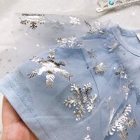 ✨ Váy công chúa Elsa Treasure2025 cho bé gái, váy lưới hoạt hình mùa hè phong cách, áo ngắn tay dài vừa phải cho trẻ em