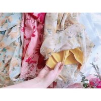 🗻 Váy họa tiết hoa, cúp ngực,có lót đệm, tinh tế, Anna_quach