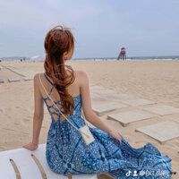 💚 Váy Maxi 2 dây đi biển mùa hè