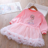 𝐌𝐞̣𝐁𝐨𝐛𝐊𝐞𝐦𝟖𝟔] - Váy đầm ELSA dài tay thu đông cho bé [10-25kg] mới nhất, váy bé gái, váy công chúa cho bé, váy elsa