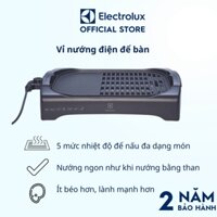 [ Vỉ nướng điện để bàn Electrolux ETTG1-40BK Nướng than chuyên nghiệp, lành mạnh )