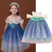 [ VIDEO ẢNH THẬT ] ĐẦM CÔNG CHÚA ELSA RỚT VAI CHO BÉ