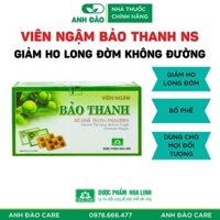 ✅ VIÊN NGẬM BẢO THANH -Bổ phế giảm ho long đờm (20 VỈ X 5 VIÊN/HỘP)  - NHÀ THUỐC ANH ĐÀO [CHÍNH HÃNG]